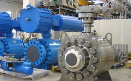 Ball valves high pressure cl2500 16 inch, high temperature, electric / pneumatic actuators, refinery in China